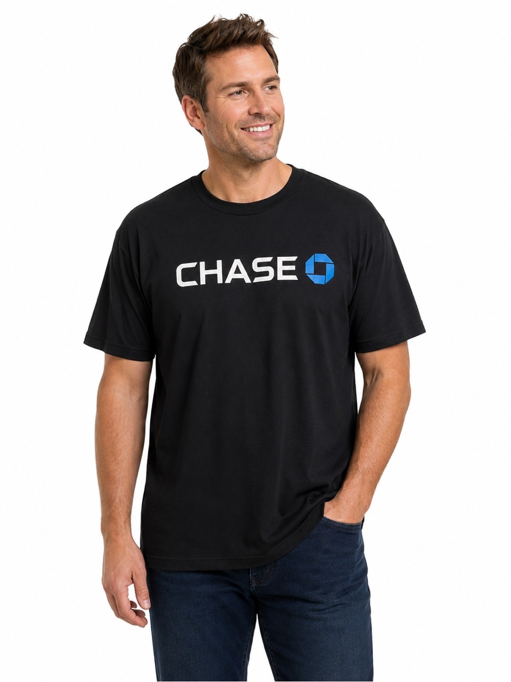 Black Chase Logo Short Sleeve Tee